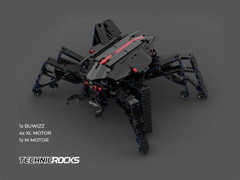 LEGO MOC Spider 8-Legged - Walking Robot by technicrocks | Rebrickable ...