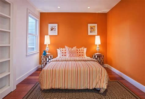 Best Colors For Bedrooms To Inspire You | Orange bedroom walls, Bedroom color combination ...