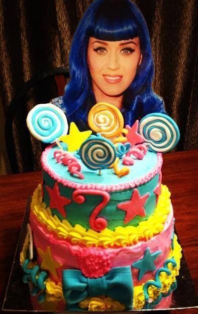 Katy Perry Birthday, Birthday Cake Pictures, Themed Birthday Cakes, Buttercream Icing, Fondant ...