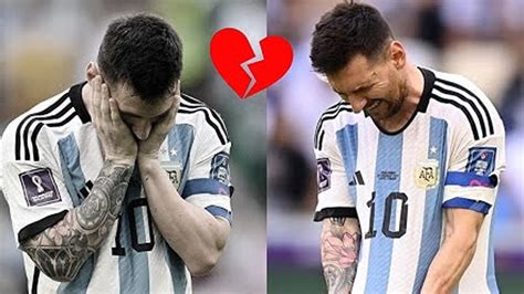 Messi World Cup 2022 Sad