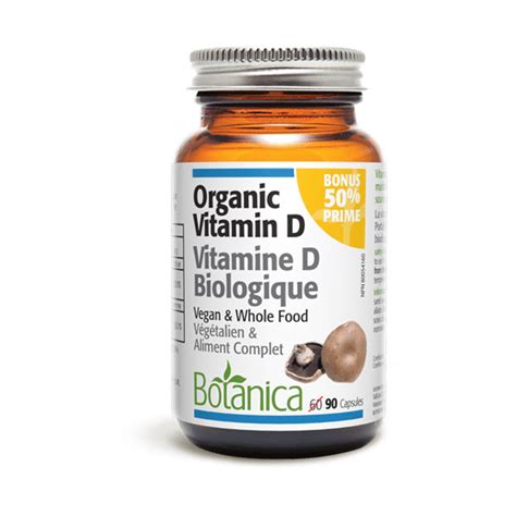 Organic Vitamin D Capsules | Herbs | Botanica