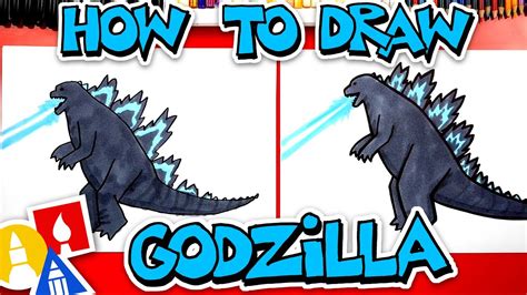 How To Draw Godzilla - YouTube