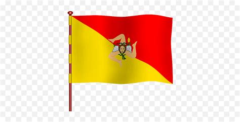 Gif Bandiera Della Sicilia Trinacria - Animated Sicilian Flag Emoji,Bandera De Venezuela Emoji ...