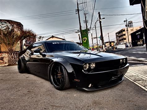 Liberty Walk Shows off their new Challenger Body Kit