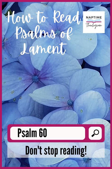 How to Read Psalms of Lament | Naptime Theologian