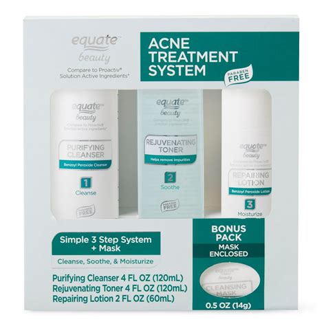 Equate Beauty Acne Treatment Regimen Set with Benzoyl Peroxide - Walmart.com - Walmart.com