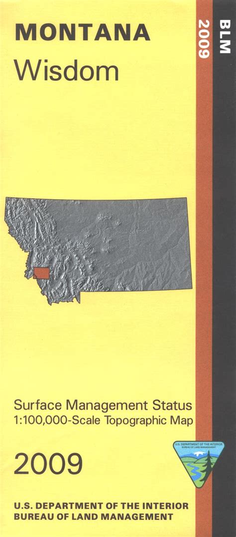 Map: Wisdom MT - MT1206S – Public Lands Interpretive Association