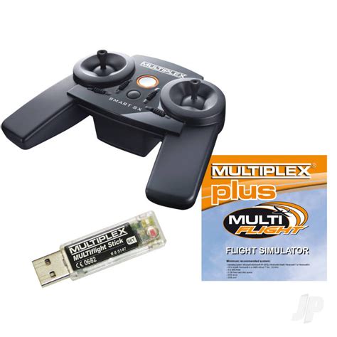 Multiplex MULTIflight PLUS RC Flight Simulator w/SMART SX 6 Tx (Mode 2 ...