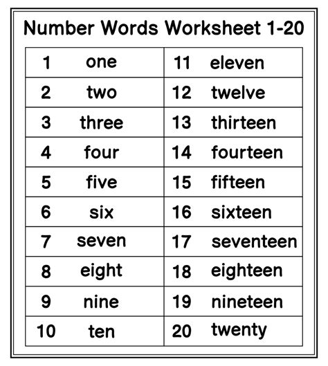 5 Best Images Of Printable Writing Numbers To 20 Missing Number | Images and Photos finder