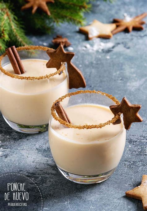 Cómo hacer Ponche de Huevo navideño (Eggnog) - PequeRecetas