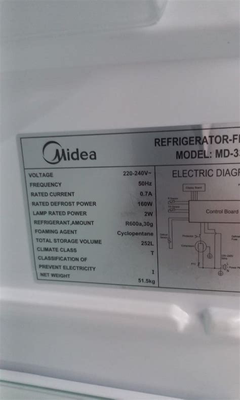 Midea Refrigerator Freezer, TV & Home Appliances, Kitchen Appliances ...