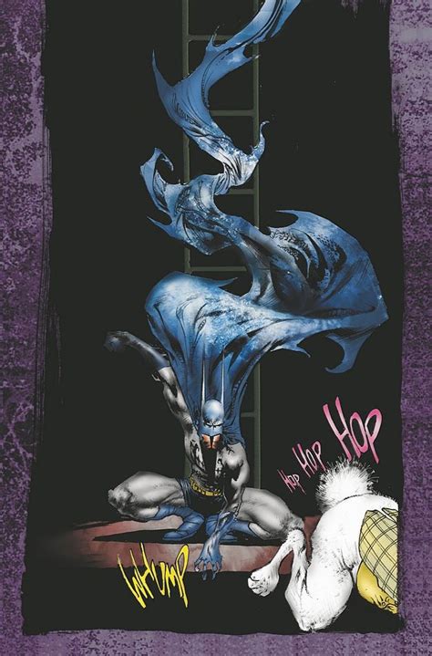 batman meets the white rabbit | Batman artwork, Comic books illustration, Batman