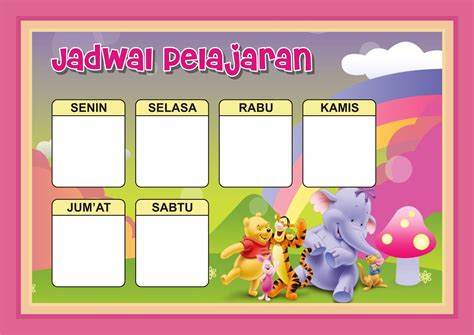 Template Jadwal Piket Word – analisis