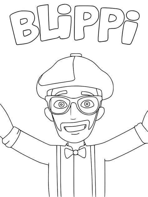 Blippi coloring pages - ColoringLib