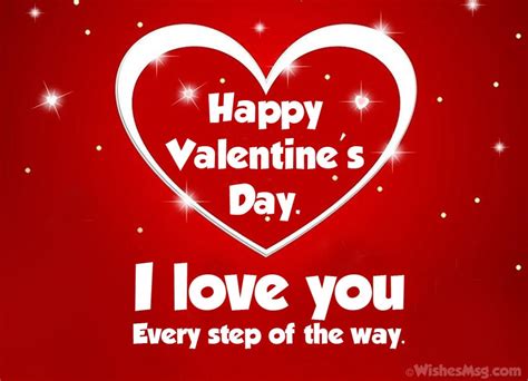 happy valentine's day i love you every step of the way