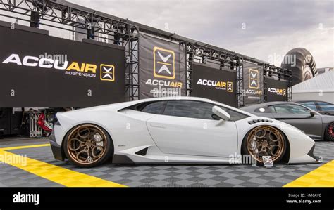 Customized Lamborghini Huracan car at SEMA Stock Photo - Alamy