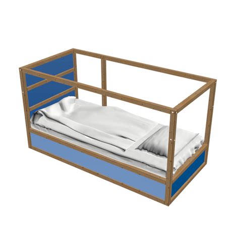 KURA Reversible bed - Design and Decorate Your Room in 3D