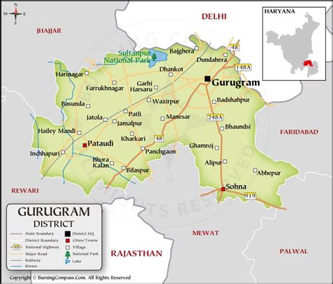 Guru Gram Sector Map