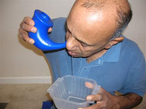 Jala Neti (Nasal Cleansing with Saline Water)