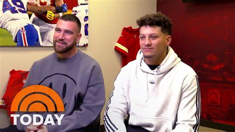 TODAY Goes Inside The Game With Patrick Mahomes, Travis Kelce - YouTube ...