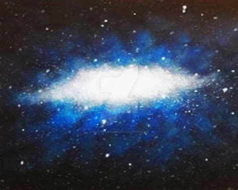 Milky way galaxy painting by BillyCarthew on DeviantArt