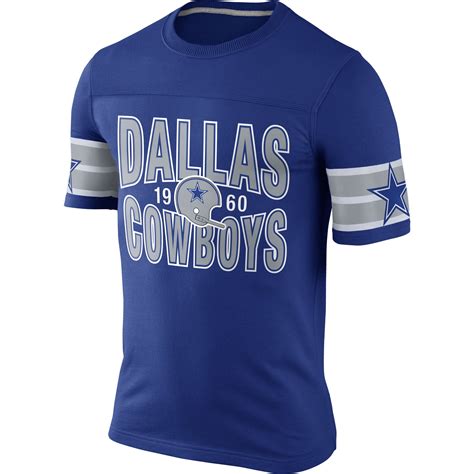 Mens Dallas Cowboys Nike Royal Blue Rewind Football T-Shirt