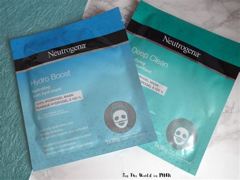 Neutrogena Hydrogel Masks - Hydro Boost Hydrating & Deep Clean ...