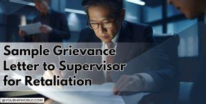 Sample Grievance Letter to Supervisor for Retaliation