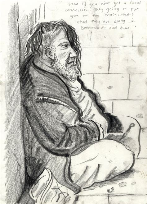 Homeless in Oxford: a reportage project | Urban Sketchers