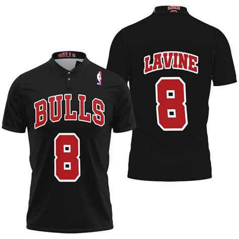 Art Chicago Bulls Zach Lavine #8 Nba Great Player Throwback Black ...