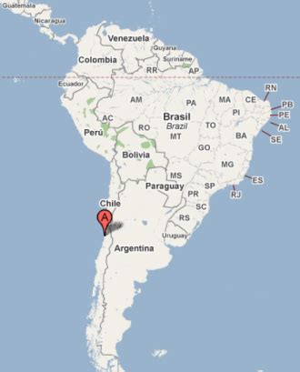 Valparaiso Map - Chile