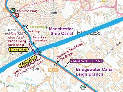 Bridgewater Canal Maps – Waterway Routes