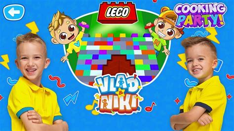 Vlad and Niki Cooking Party - Let's Make an Amazing Lego Party with Vlad and Niki! - YouTube