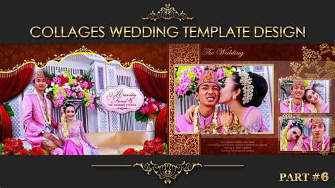 Elegant Inspiration Collages Album Wedding Photoshop Part 6 - YouTube