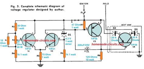 4 Solid-State Car Alternator Regulator Circuits Explored – Homemade Circuit Projects