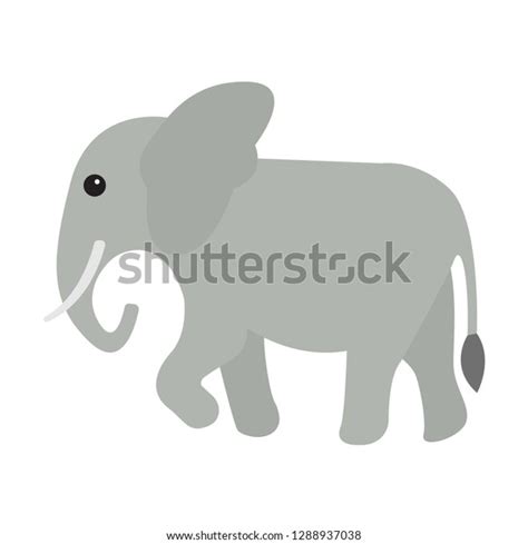 Elephant Emoji Vector Stock Vector (Royalty Free) 1288937038 | Shutterstock