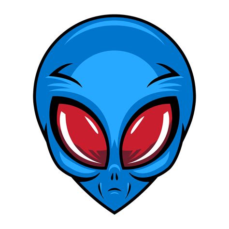 Animated Alien Head