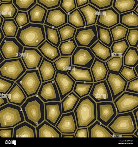 Abstract modern turtle shell seamless pattern. Animals trendy ...