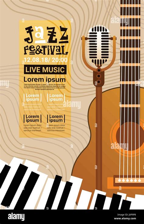 Live music poster hi-res stock photography and images - Alamy