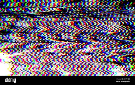 Vhs Glitch Old Tv Static Noise Overlay Grain Lines Stock Image Image ...