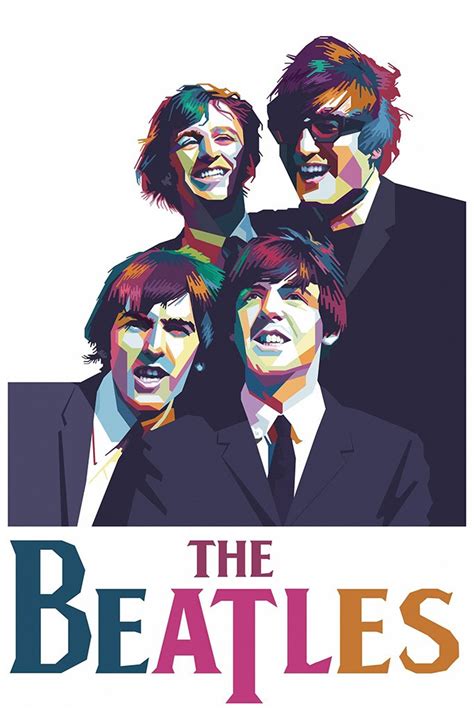 The Beatles Fan Art Poster – My Hot Posters