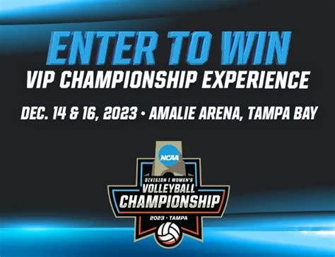 NCAA Women’s Volleyball Giveaway: Win Free Tickets & $500 Gift Card ...