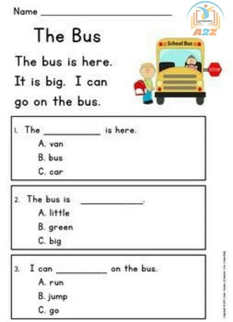 Grade 1 English worksheet 'Reading Comprehension' | Reading ...