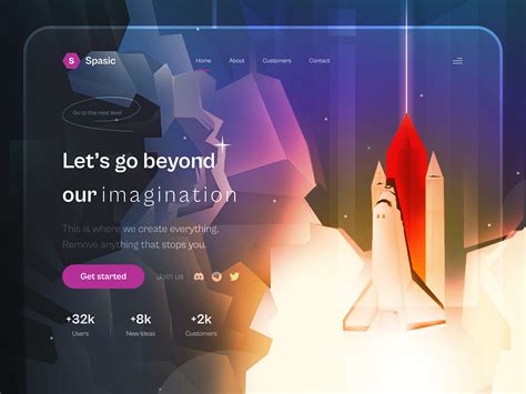 🚀 Space Exploration Website by MohammadHadi Ahmadian on Dribbble