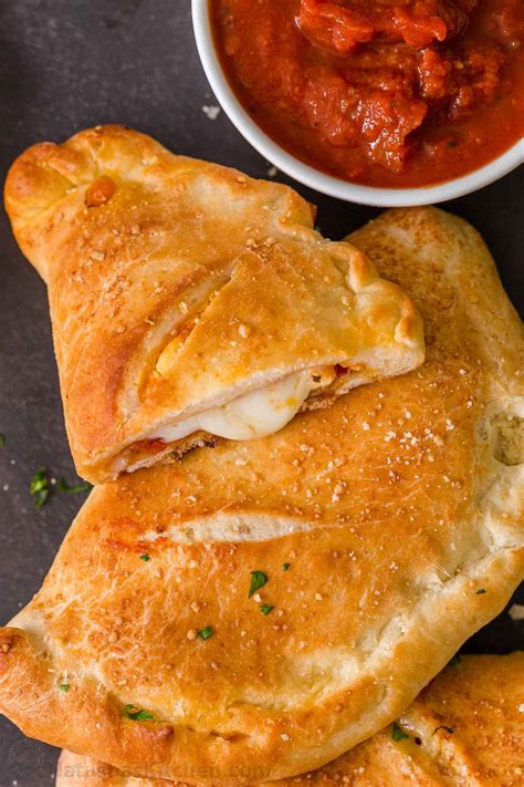 Easy Calzone Recipe - NatashasKitchen.com