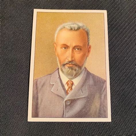 1938 GUTERMANN TRADE Card #34 Pierre Curie Nobel Prize Marie Davy Medal ...