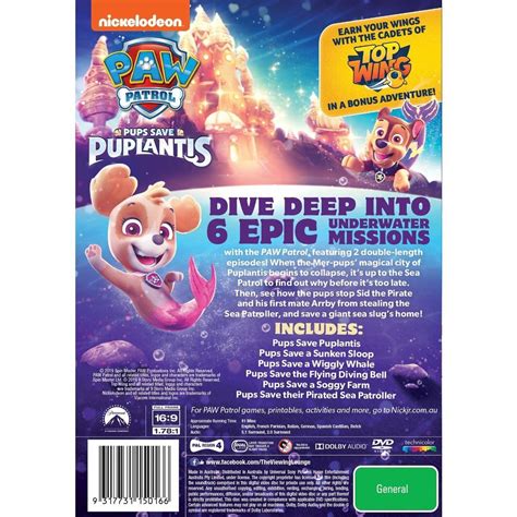 Paw Patrol Pups Save Puplantis | DVD | BIG W