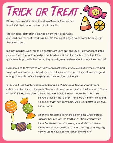 Printable Halloween Stories