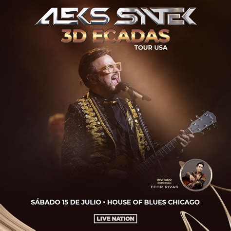 Aleks Syntek ‘3D ECADAS TOUR 2023’ Chicago - Dale Play Live