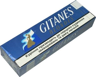 Cigarettes: Cigarettes Gitanes Blondes Blue